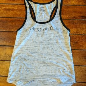 Resting Gym Face tank